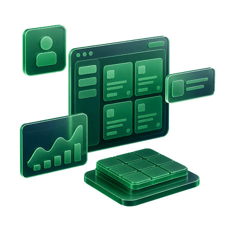 Interface visual do Iungo Organizer